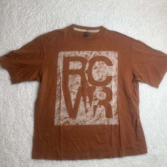 Y2K rocawear mens brown t-shirt skater hiphop - Picture 1 of 6